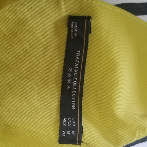 Zara - Trafaluc summer dress, Size M, Yellow - Picture 3 of 3